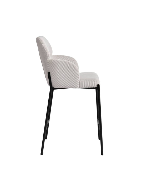 Le tabouret de comptoir Allegra combine durabilité, confort et design raffiné pour sublimer votre intérieur. Blanc.