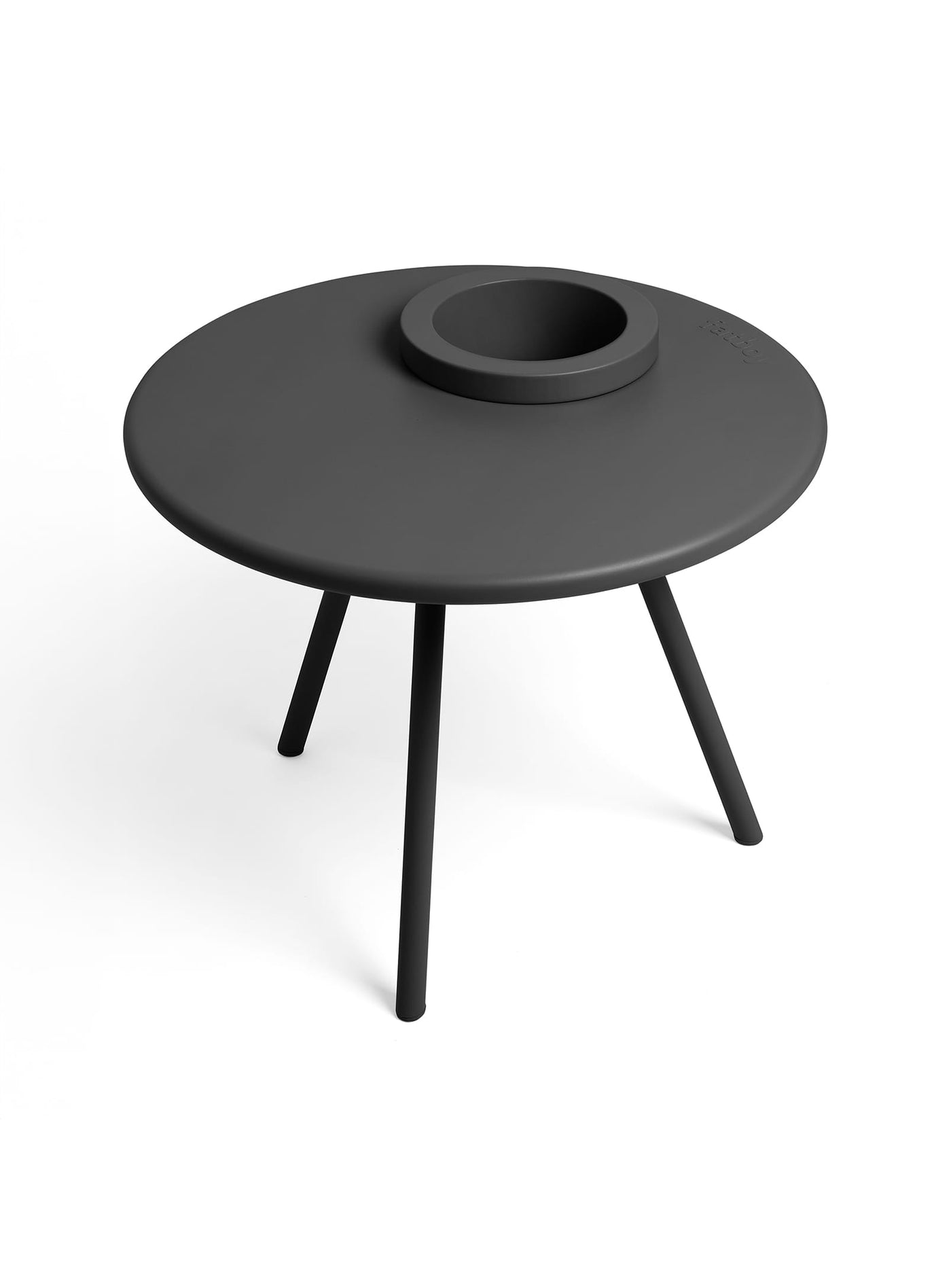 Découvrez le Bakkes de Fatboy : une table d’appoint élégante et pratique, idéale pour boissons, collations et plantes. Anthracite.