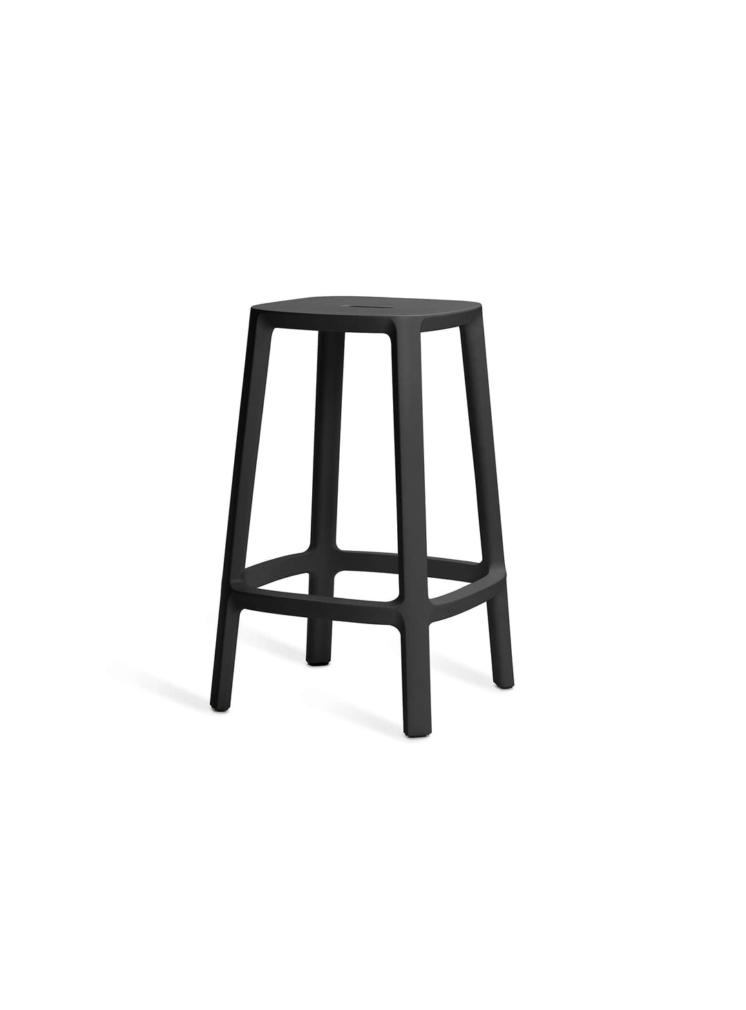 Revisitez vos espaces avec le tabouret Cadrea de TOOU Design : une touche contemporaine pour un usage quotidien. Noir.