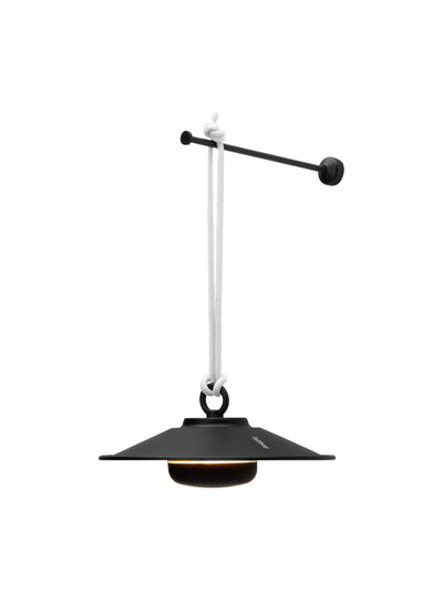 Fatboy Chap-O : lampe suspendue sans fil et LED magnétique. Recharge rapide, design chic et lumière ajustable pour une ambiance sur-mesure. Anthracite.