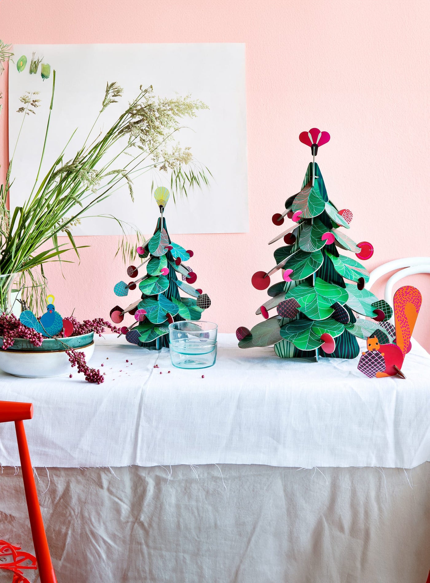 Le Sapin de Noël 3D de Studio Roof, une décoration festive et durable qui allie charme et respect de l’environnement.