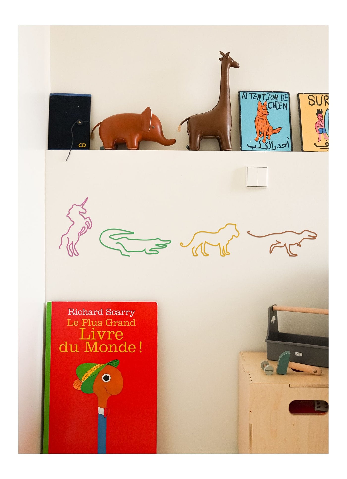 Ajoutez une touche de magie à la chambre de votre enfant avec les silhouettes d’animaux de la collection Kids de The Line.