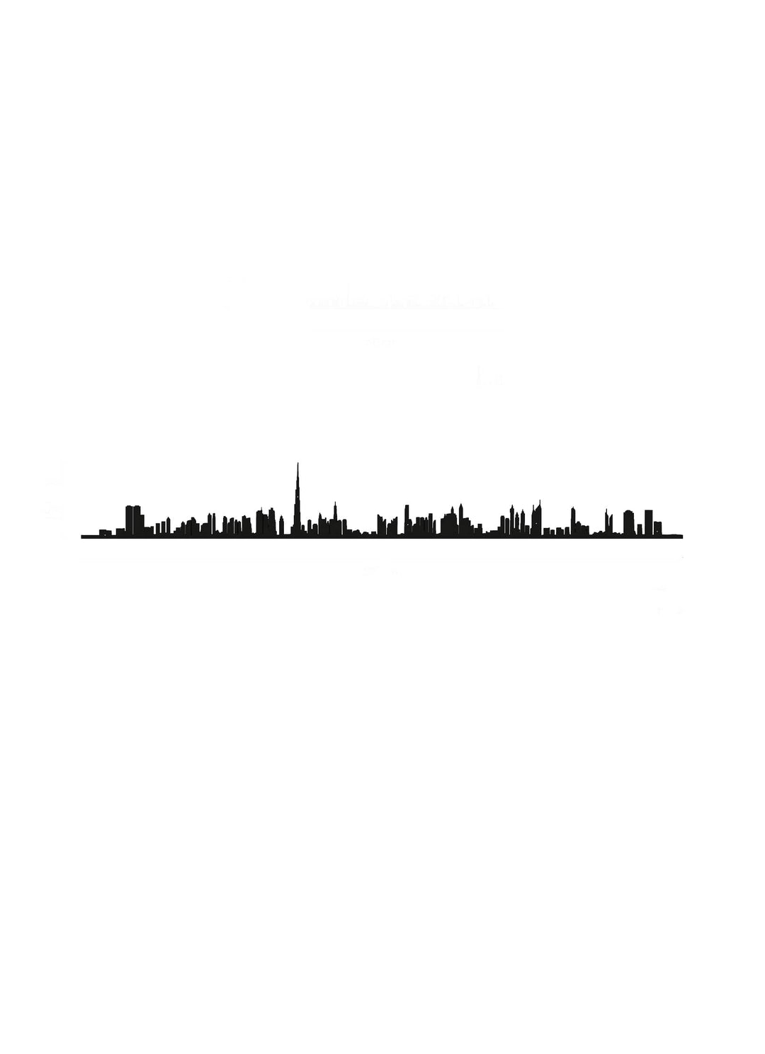 Découvrez la silhouette Dubaï de The Line : un hommage artistique à la ligne d’horizon futuriste de cette métropole emblématique.