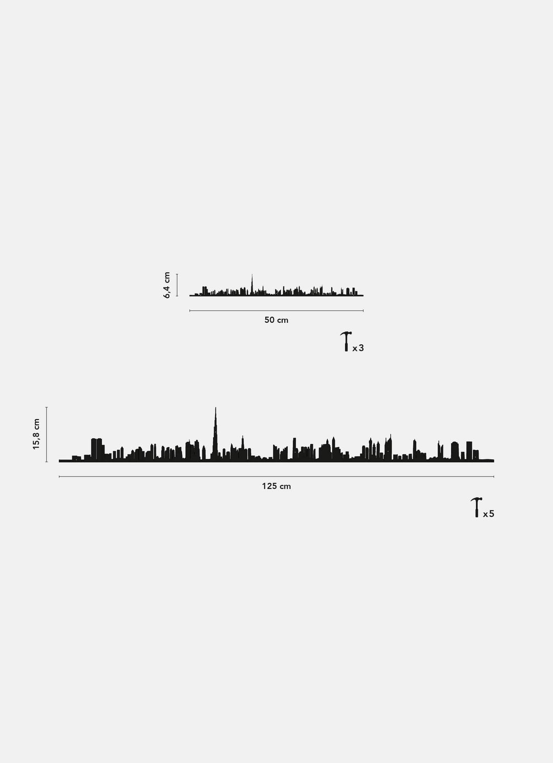 Apportez Dubaï dans votre maison avec la silhouette de The Line : un design raffiné inspiré des gratte-ciel emblématiques.