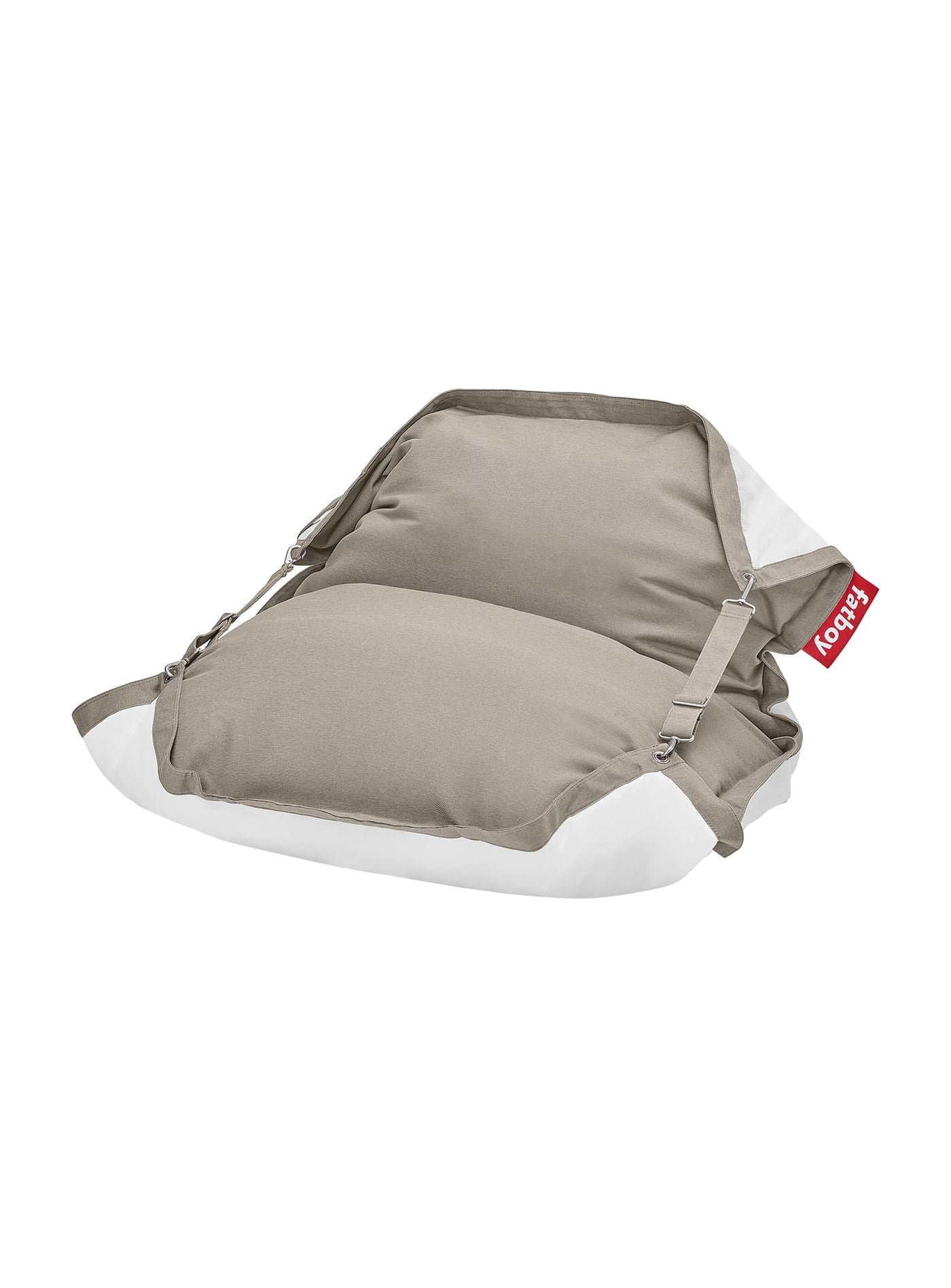 Découvrez le Floatzac Fatboy : confort sur l’eau et style moderne. Résistant, à séchage rapide et idéal pour vos moments de détente. Gris taupe.