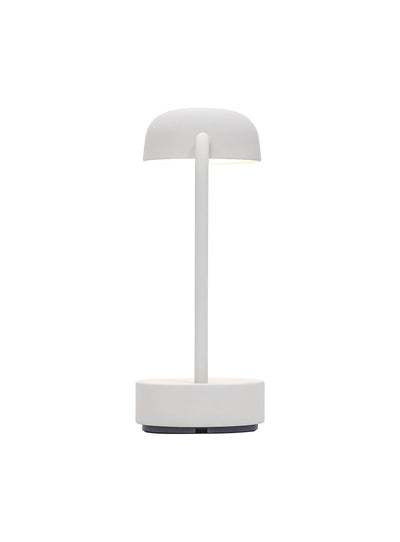 Fokus de Kooduu : une lampe design et pratique, idéale pour un bureau ou une chambre. Éclairage réglable et USB intégré. Blanc.