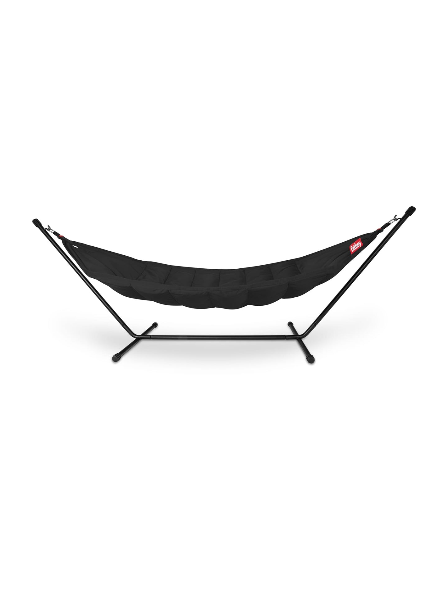 Hamac Fatboy Headdemock : parfait pour le jardin ou le balcon, pour se relaxer tout en préservant son éclat. Noir.