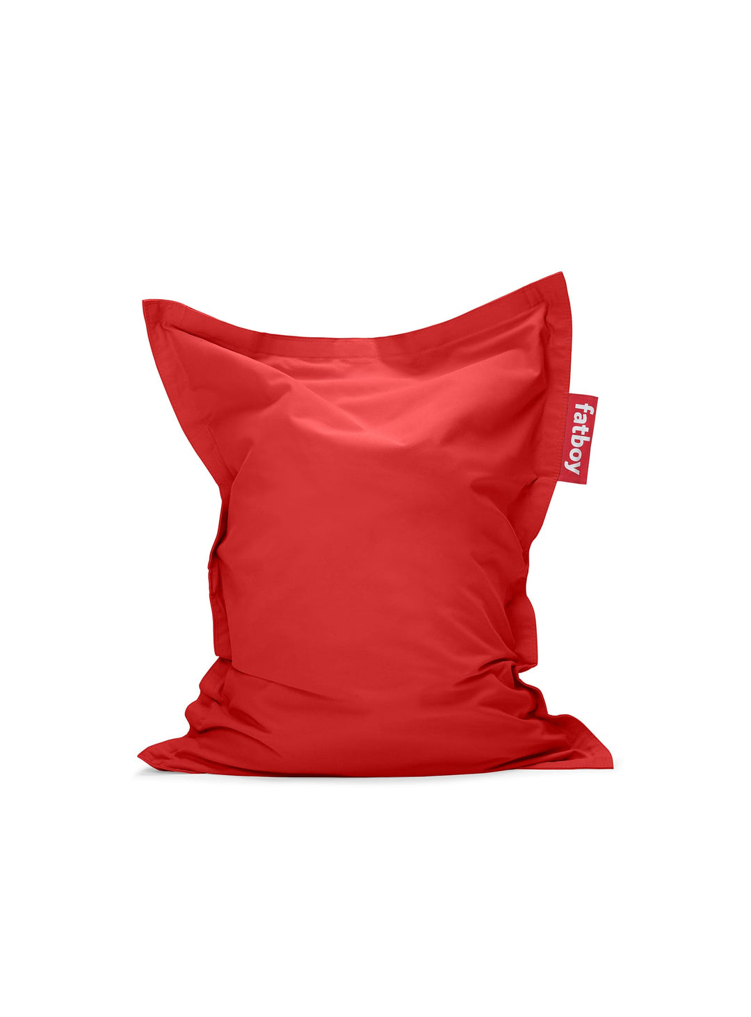 Fatboy Junior Stonewashed : un pouf élégant et pratique pour enfants, avec housse lavable. Idéal pour s'asseoir, jouer ou faire une sieste. Rouge.