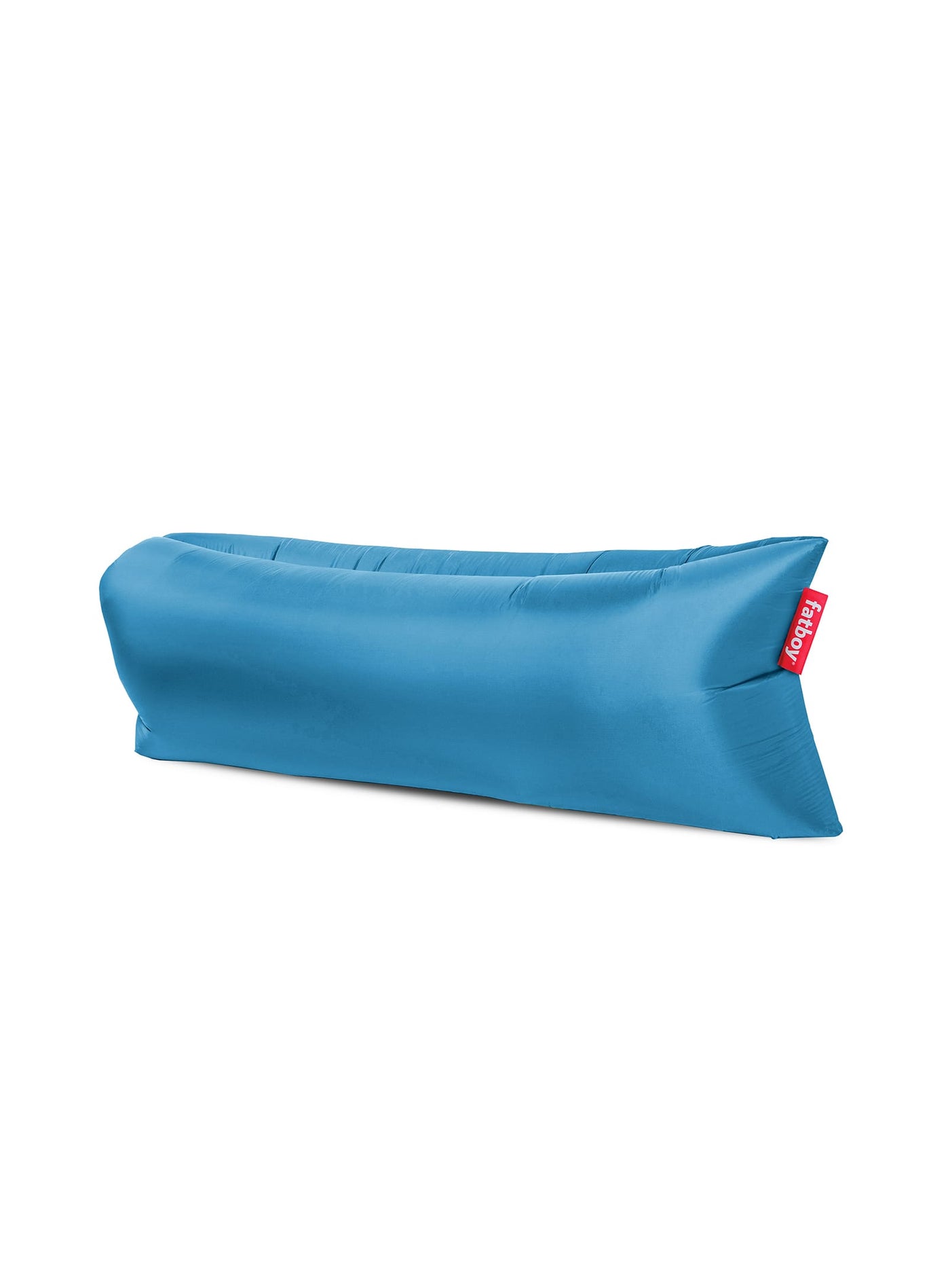 Lamzac 3.0 de Fatboy : chaise longue gonflable, imperméable et ultra-résistante. Parfaite pour vos pique-niques, festivals ou moments de détente. Bleu ciel.