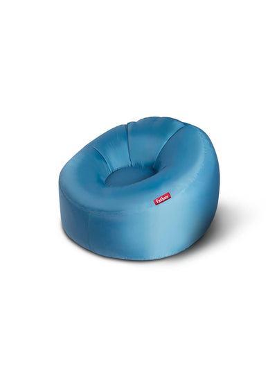 Fatboy Lamzac O : chaise gonflable pratique et confortable. Parfaite pour le parc, la plage ou votre jardin. Légère, durable et facile à ranger. Bleu ciel.