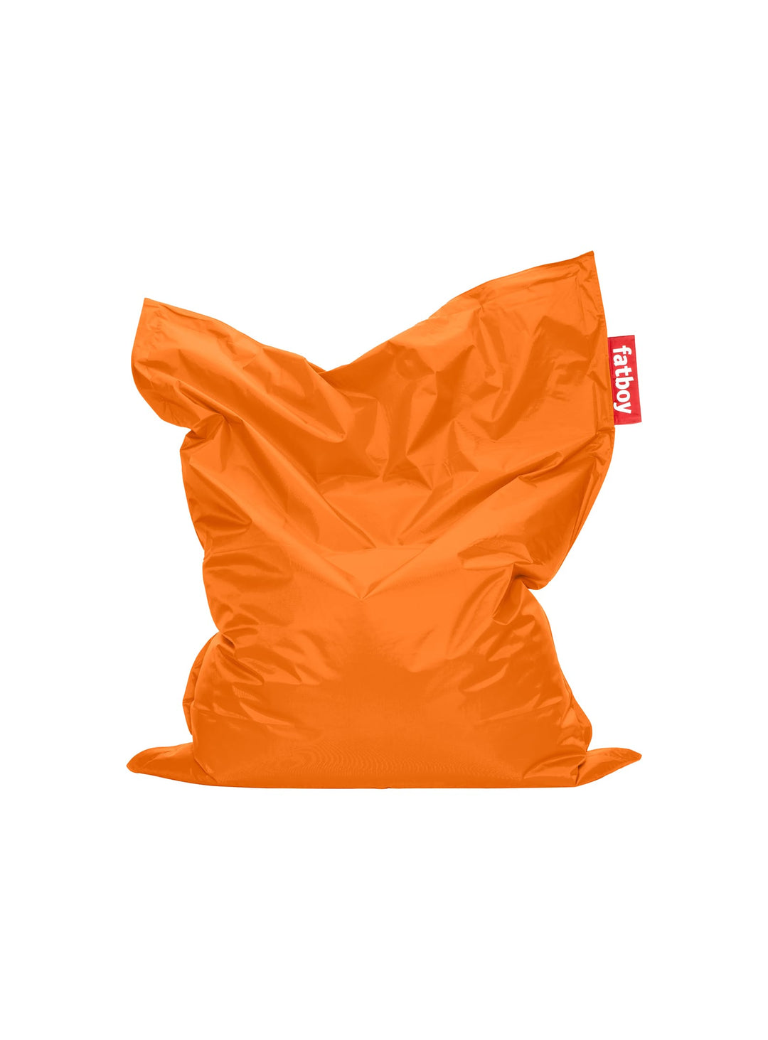 Le pouf Slim de Fatboy : confort et style dans un format compact, parfait pour les espaces personnels et professionnels. Orange Bitters.