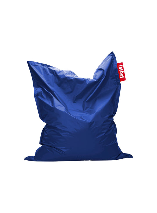 Fatboy Slim : un pouf ergonomique, durable et élégant. Idéal pour les écoles, bibliothèques, bureaux ou votre salon. Pétrole.