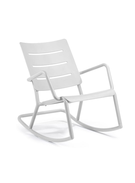 Collection OUTO de TOOU : des sièges imperméables et ergonomiques, parfaits pour le jardin, la terrasse ou les espaces professionnels. Blanc.