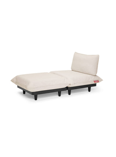 Profitez de la chaise longue Paletti de Fatboy : relaxez-vous avec un mobilier extérieur durable et personnalisable, idéal pour chaque jardin. Sahara.