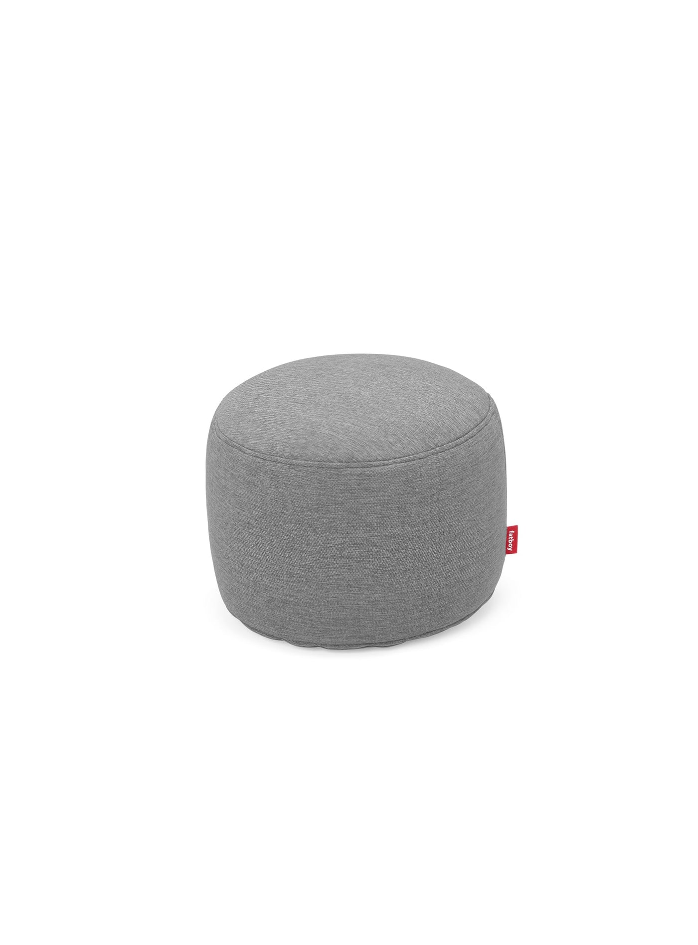 Fatboy Point Outdoor : un pouf d’extérieur chic et pratique, avec housse amovible en Olefin douce et lavable pour un entretien facile. gris pierre.