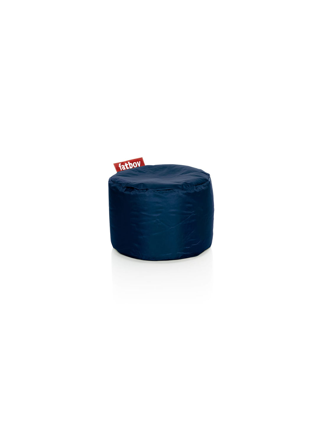 Fatboy Point : un pouf polyvalent et élégant, fabriqué dans un tissu résistant et conçu pour s’adapter à n’importe quel intérieur. Bleu.