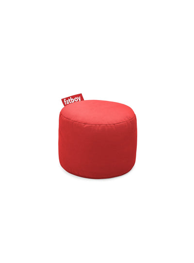 Ajoutez confort et fonctionnalité à votre maison avec le Point Stonewashed de Fatboy : un pouf design en coton résistant et lavable. Rouge.