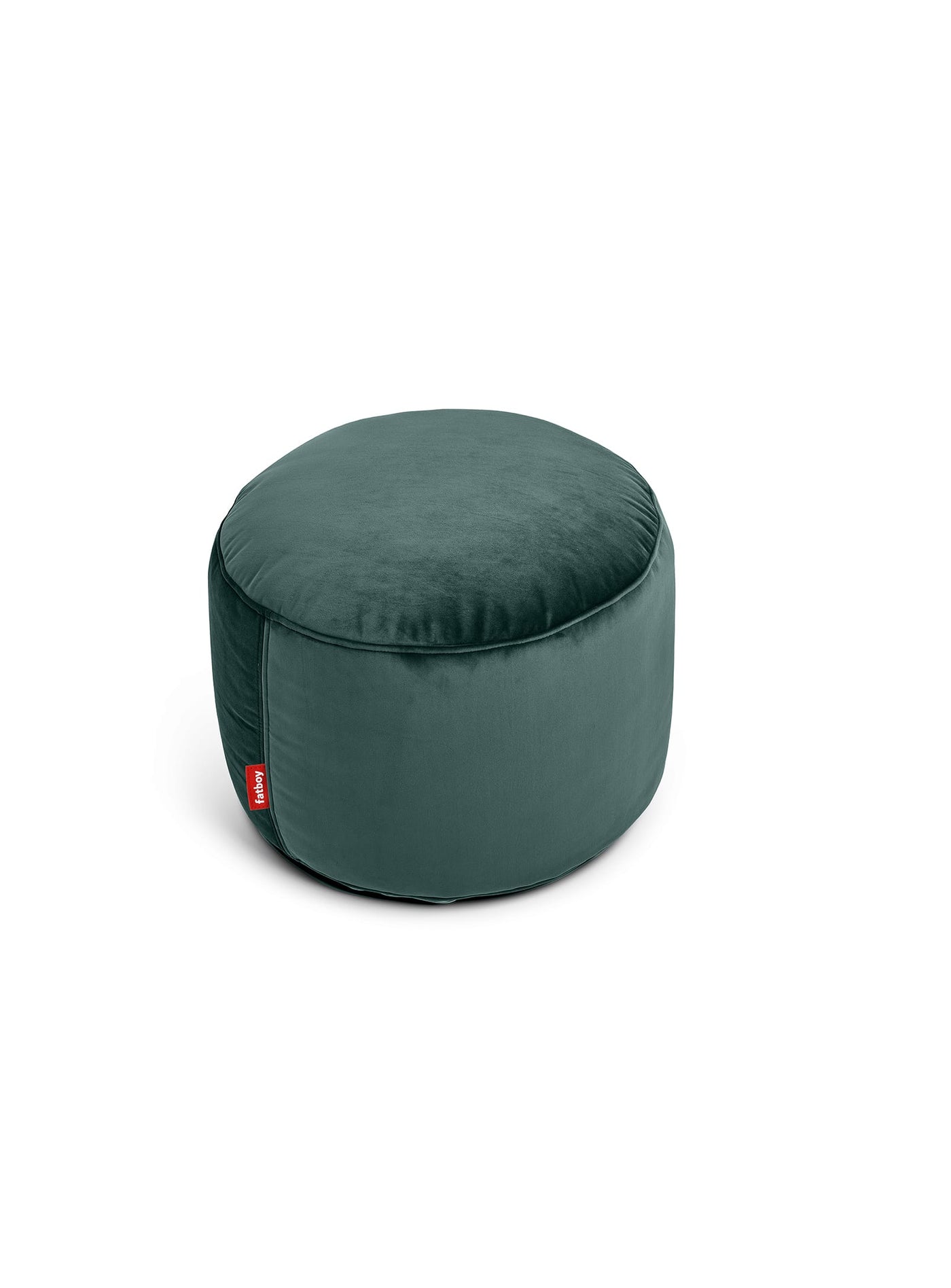 Fatboy Point Velvet : un pouf élégant et pratique, doté d’une housse en velours lavable. Parfait pour le salon ou la chambre. pétrole.