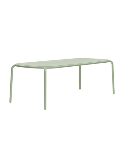 Profitez de repas en plein air avec la table Toní Tablo de Fatboy, spacieuse et robuste, pour une atmosphère chaleureuse et conviviale. Vert.