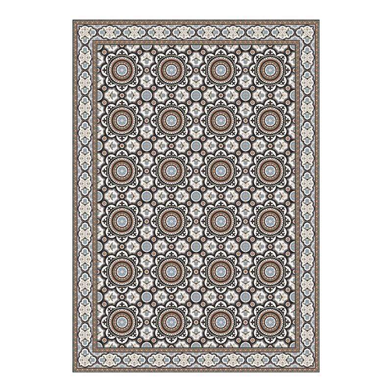 Adama Alma, napperon rectangulaire classics, set de table 35x50 cm, en vinyle, jasmine