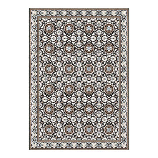 Adama Alma, napperon rectangulaire classics, set de table 35x50 cm, en vinyle, jasmine