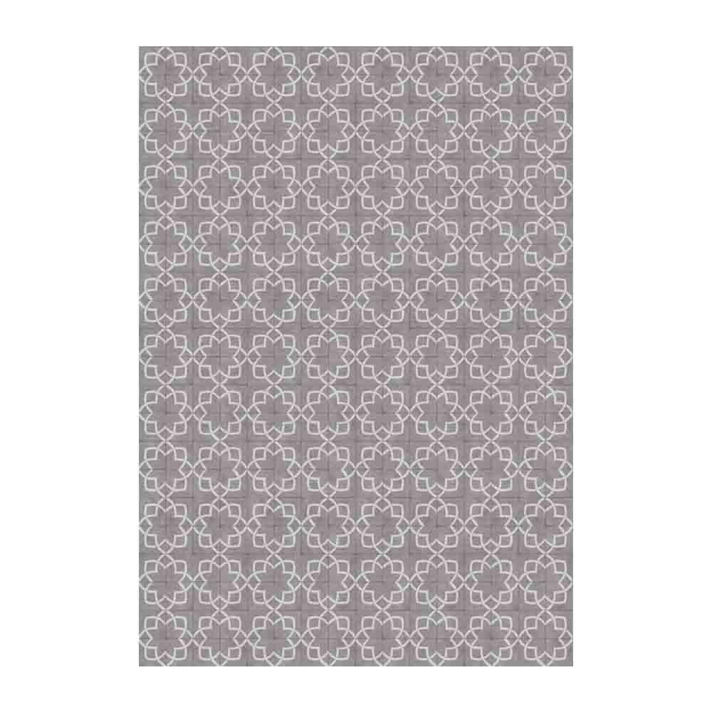 Adama Alma Napperon rectangulaire, set de table à motifs en tuiles, en vinyle, manos gris