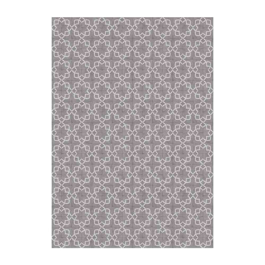 Adama Alma Napperon rectangulaire, set de table à motifs en tuiles, en vinyle, manos gris