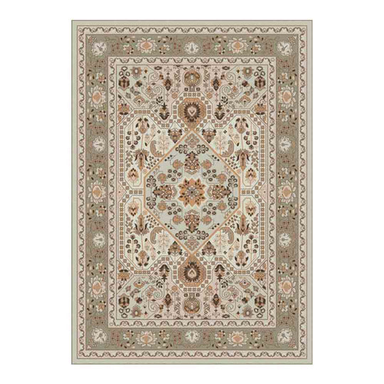 Adama Alma, napperon rectangulaire persan, set de table 35x50 cm, en vinyle, granada, beige