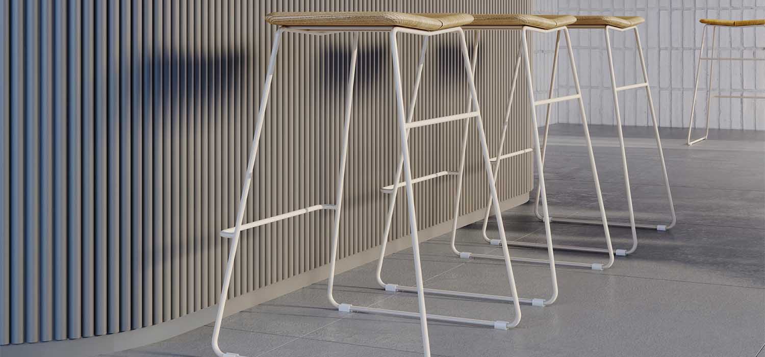 Ludique et léger, le tabouret de bar Aero est le perchoir idéal pour l'heure du cocktail. Choisissez parmi trois teintes actuelles qui donneront vie à votre décor. Également disponible en tant que tabouret et tabouret de comptoir.