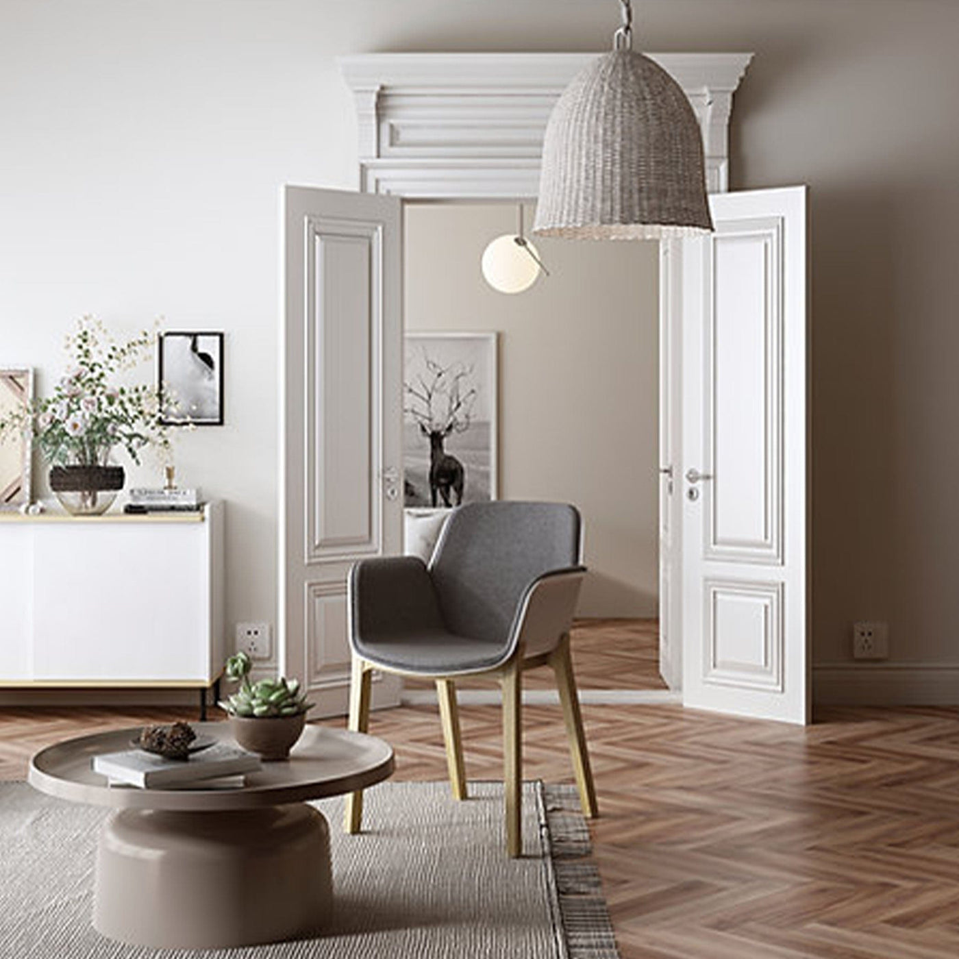 Transformez votre salon en un espace de détente chic avec la table à café ronde Klay : un meuble pratique et esthétique qui complète parfaitement votre décoration.
