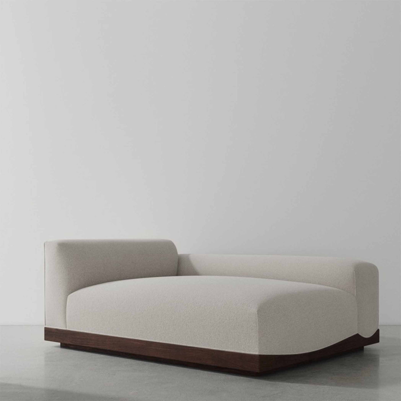 Créez votre sofa sectionnel idéal avec la collection Joss de District Eight. Modules flexibles et design inspiré des toits asiatiques pour un espace unique. Lounge droit, beige.