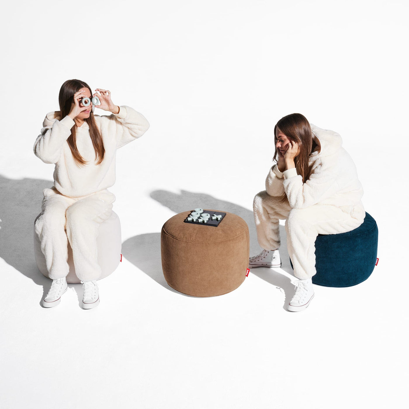 Pouf Point recyclé de Fatboy : confort exceptionnel et engagement envers la durabilité.