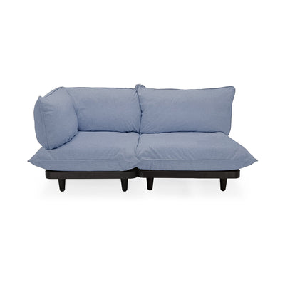 Profitez du luxe en plein air avec le sofa Paletti de Fatboy, conçu pour durer. Bleu orage.