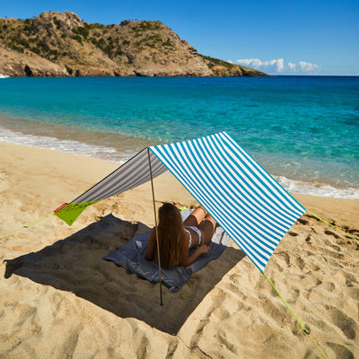 Créez votre oasis ombragée avec la tente Miasun : légère, facile à transporter et rapide à installer.