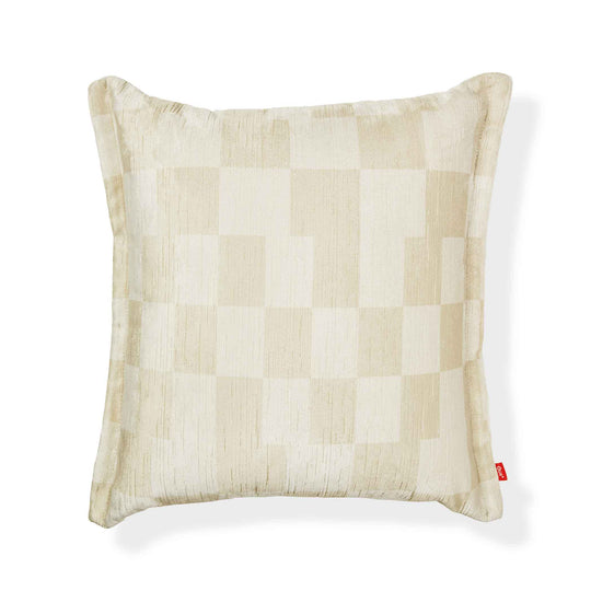 Gus* Modern Puff, coussin décoratif au format carré, en tissu, mosaic shell