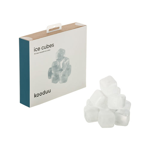 Découvrez les glaçons réutilisables Kooduu, parfaits pour les modèles Synergy et Sphere. Gardez vos boissons froides plus longtemps !