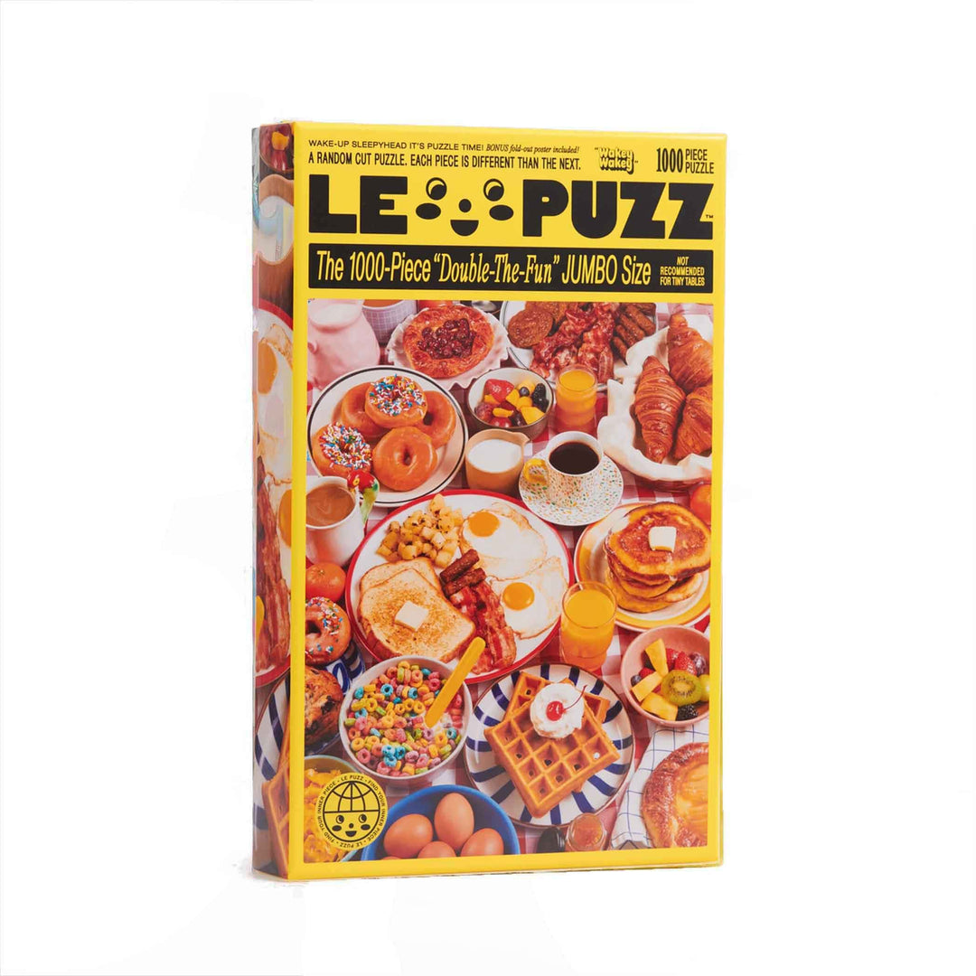 Réveillez vos sens avec le puzzle Wakey Wakey de Le Puzz, un festin visuel pour les amateurs de casse-têtes et de petits-déjeuners gourmands.