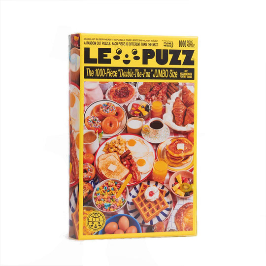 Réveillez vos sens avec le puzzle Wakey Wakey de Le Puzz, un festin visuel pour les amateurs de casse-têtes et de petits-déjeuners gourmands.