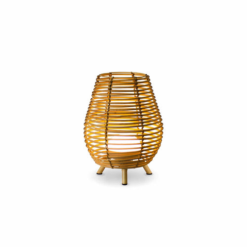 Lampe de table Bossa 30 de Newgarden : esthétique naturelle, installation simple avec base aimantée, contrôle à distance pour une ambiance personnalisée.