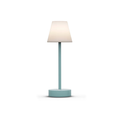 Lampe de table Lola Slim 30 : design innovant, LED RVB, intensité réglable, bouton tactile. Solution d'éclairage élégante et pratique pour tous les espaces. Menthe.