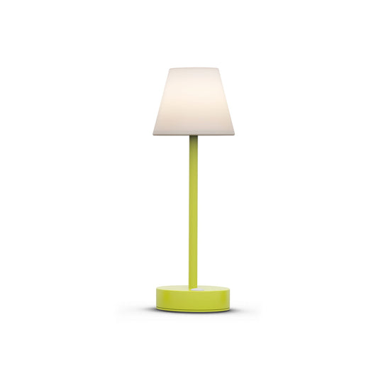 Lola Slim 30 de Newgarden : lampe LED RVB, forme unique, bouton tactile, intensité réglable. Parfaite pour un éclairage de table élégant et fonctionnel. Lime.