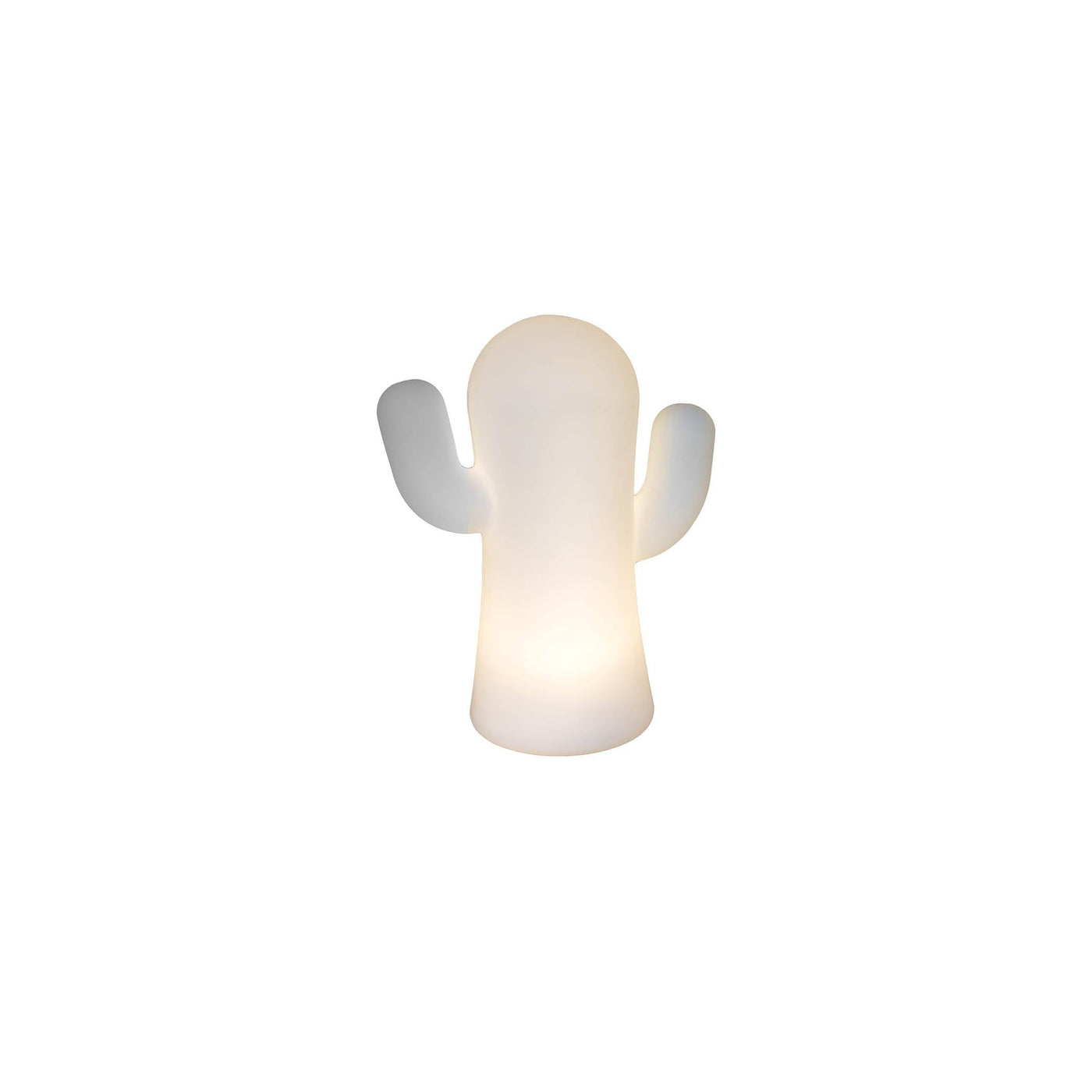 Panchito de Newgarden : lampe de table unique, inspirée du cactus mexicain. Choix de couleurs : vert lime ou blanc. Blanc.