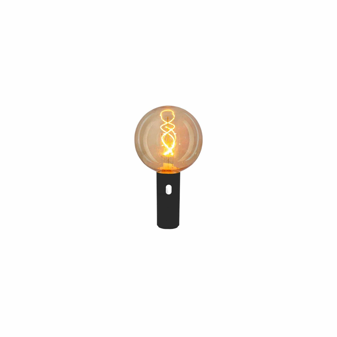 Découvrez l'ampoule Edy 125 de Newgarden : base magnétique, LED lumineuse, revêtement plastique fumé, cordon de 2 m pour une installation facile. Noir.