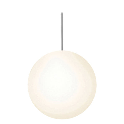 Pablo Designs Bola Sphere, lampe suspendue, en verre et aluminium, 24ʼʼ, chrome