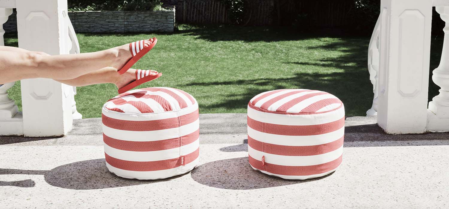 Le Point Outdoor de Fatboy a une nouvelle housse Olefin super douce et amovible et un fond antidérapant. Le Point Outdoor à un sac intérieur qui le rend maintenant lavable pour un plaisir encore plus durable.