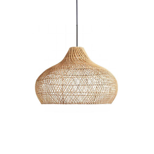 Découvrez la Suspension Latigo : une lampe en rotin artisanale, parfaite pour créer une ambiance bohème et naturelle. Naturel