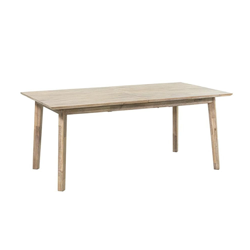 Sélection Nüspace Gia, table à dîner avec extension et accueillant jusqu’à 8 personnes, en bois d'acacia