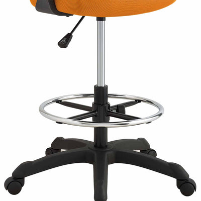 L'anneau de pied réglable du Thrive est un atout ergonomique pour un soutien optimal et une position confortable. orange.