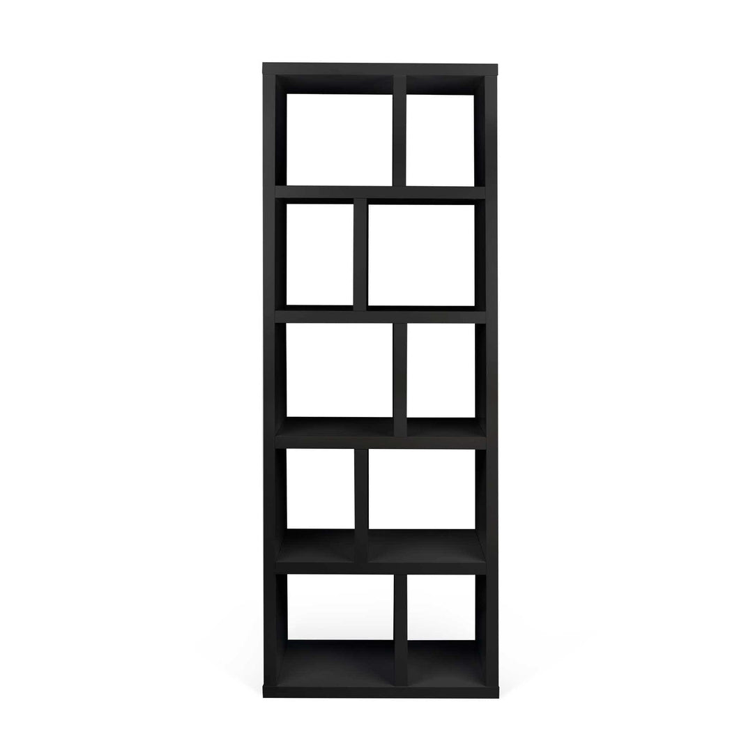 TemaHome Berlin 005, bibliothèque d’une largeur de 70 cm, en bois, noir