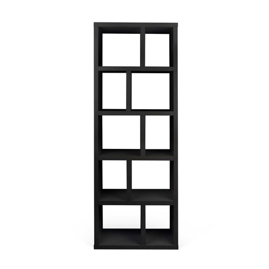 TemaHome Berlin 005, bibliothèque d’une largeur de 70 cm, en bois, noir